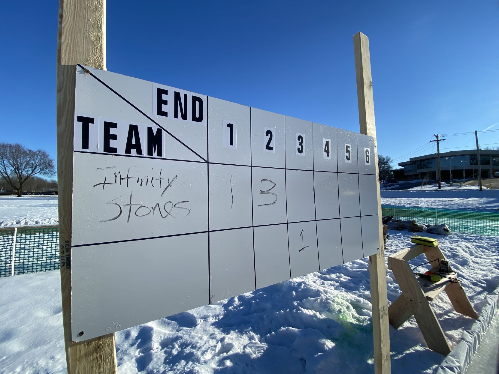 Outdoor Curling in Monona